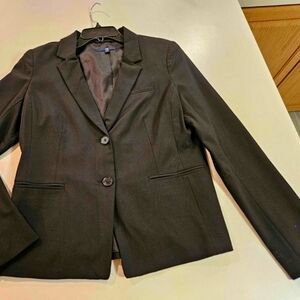 Women's Size 8 Lit Of 2 GAP Brand FULLY Lined Black Bkazer